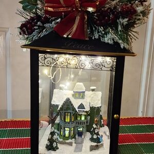 Thomas Kincade Love Blooms Peace Lantern